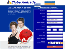 Tablet Screenshot of clubedaamizade.com